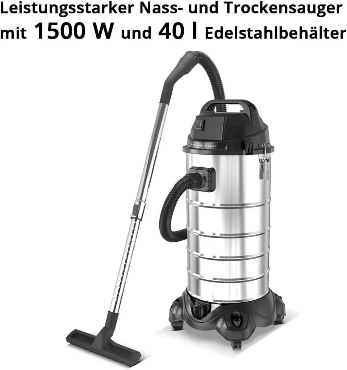 40L Industrial Wet & Dry Dust Extractor Vacuum - Image 3