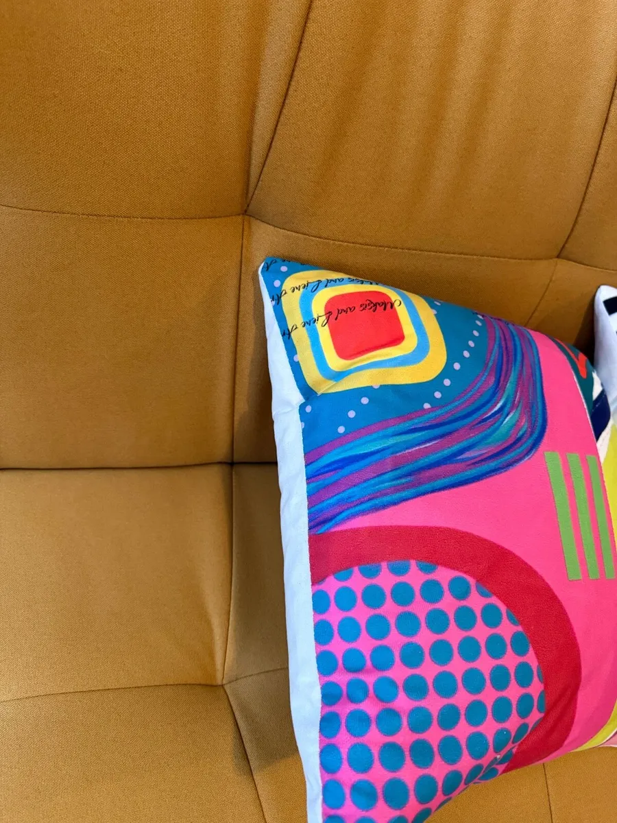 Mustard Yellow Reclining Sofa Bed - Image 2