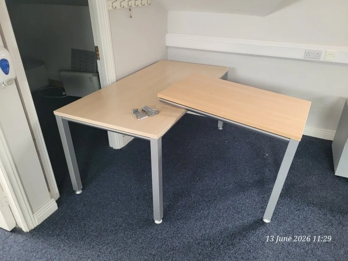 Office Desks- As New - Image 1