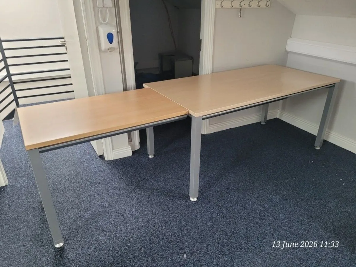 Office Desks- As New - Image 3