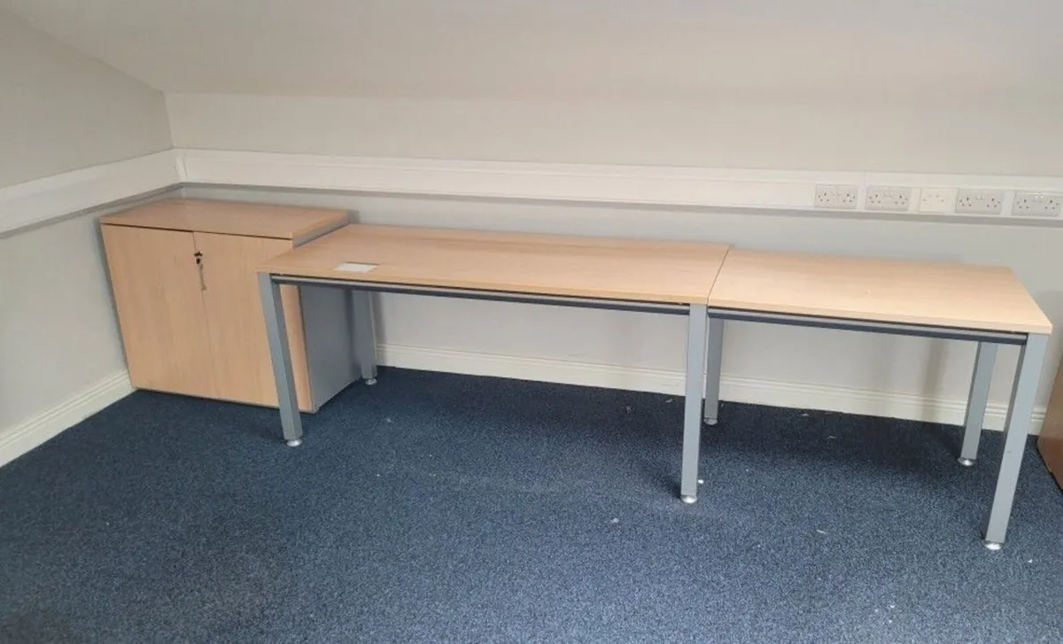 Office Desks- As New - Image 2