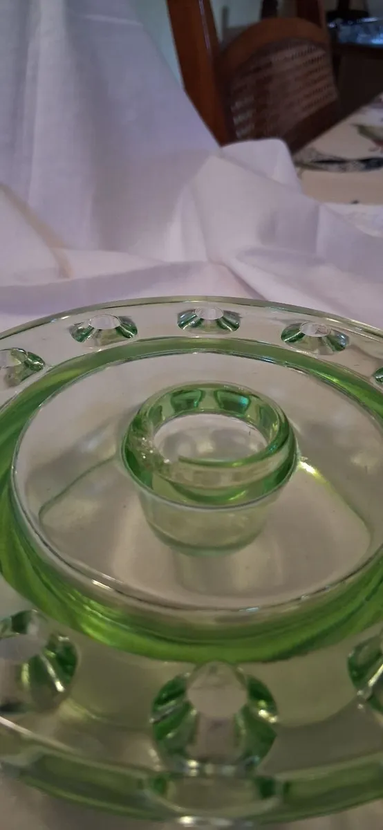Vintage Glass Centrepiece - Image 2