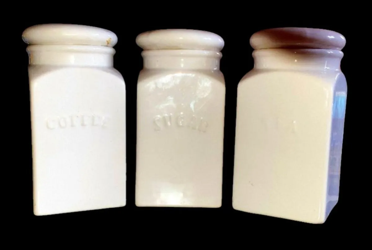 Pristine Large Vintage Canister Set Trilogy - Image 3