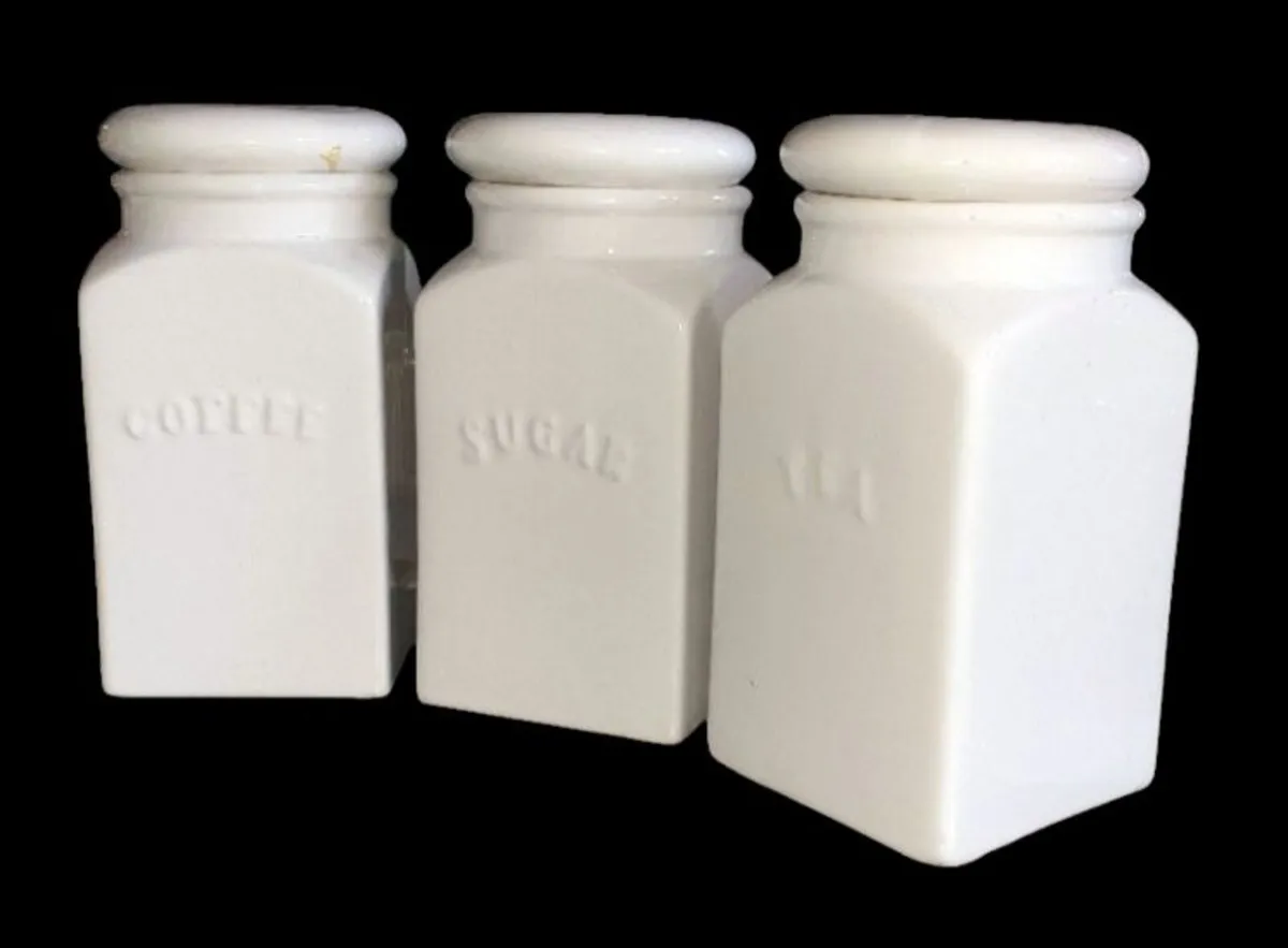 Pristine Large Vintage Canister Set Trilogy - Image 4
