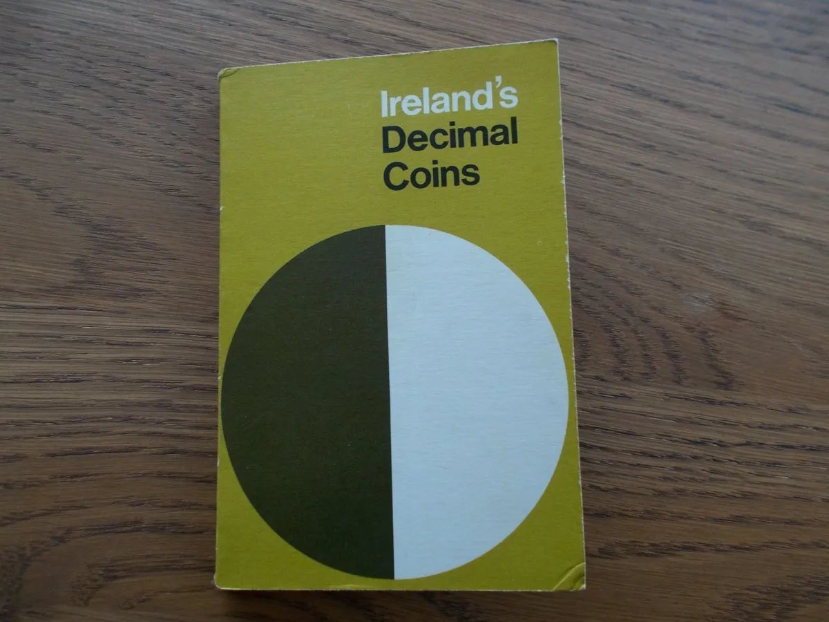 Irish Decimal Coins Wallet 1971 - Image 1