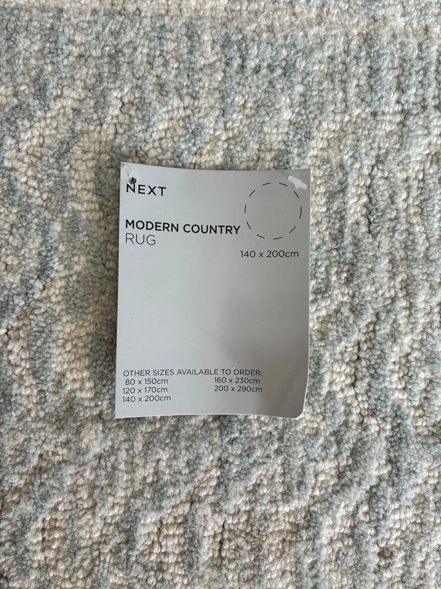 Brand New with Tags 100 % Wool Rug - Image 2
