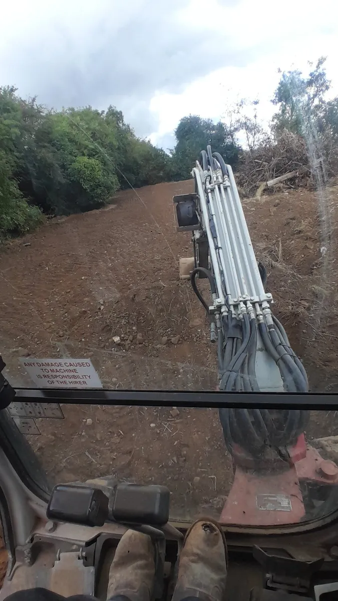 Mini digger and driver hire - Image 2