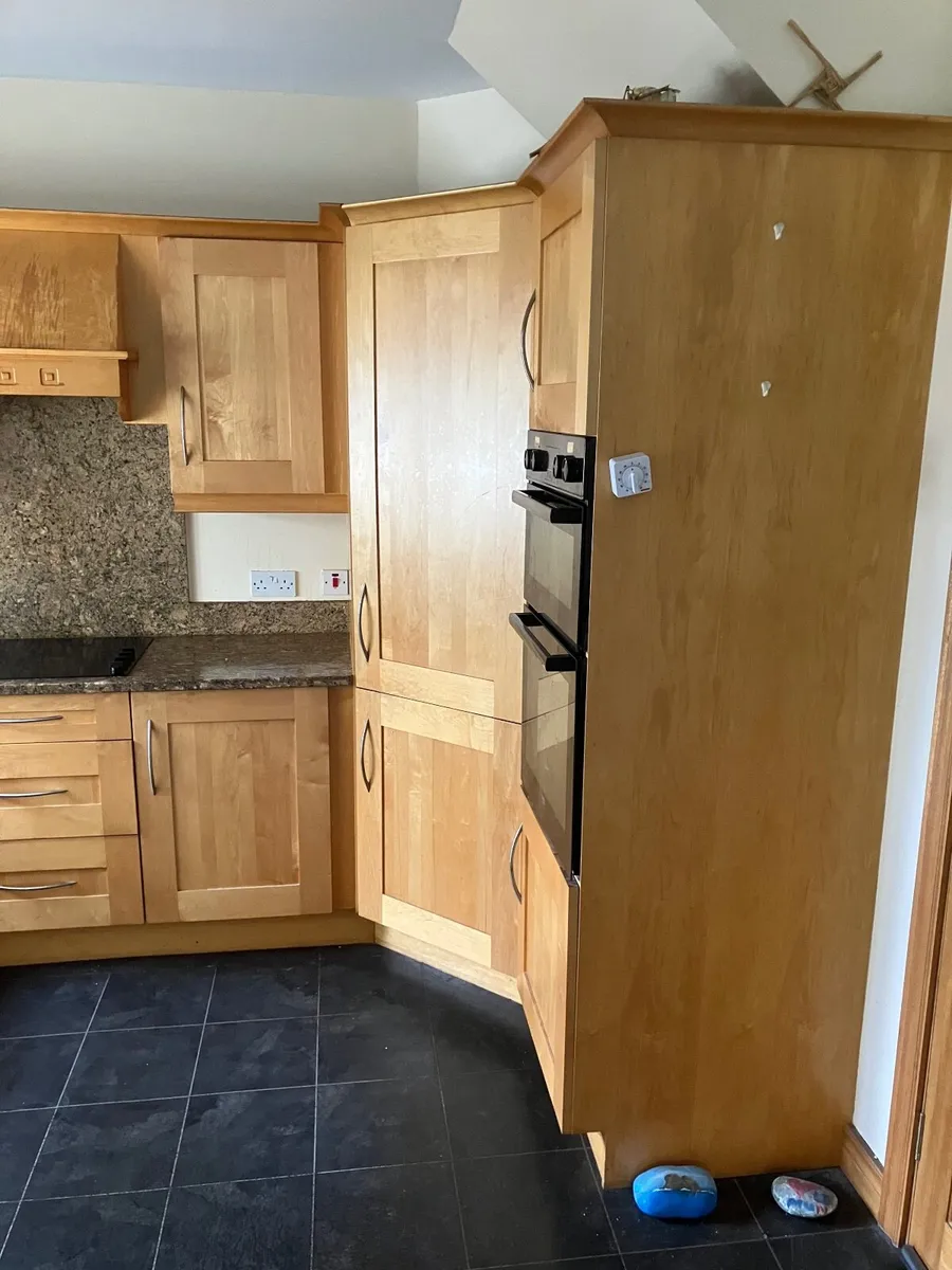 Solid beech kitchen as result of Mica rebuild - Image 2