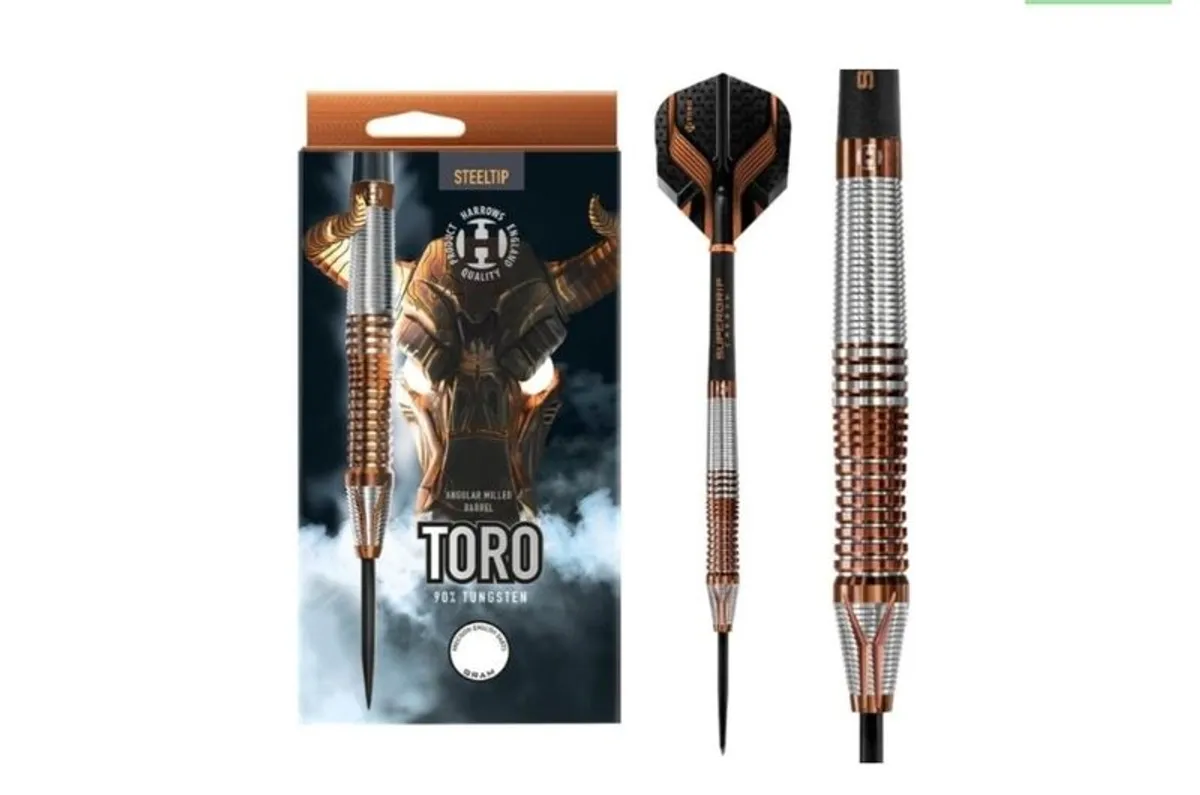 DartsHarrows  Harrows Toro 90% - Steel Tip Darts - Image 1