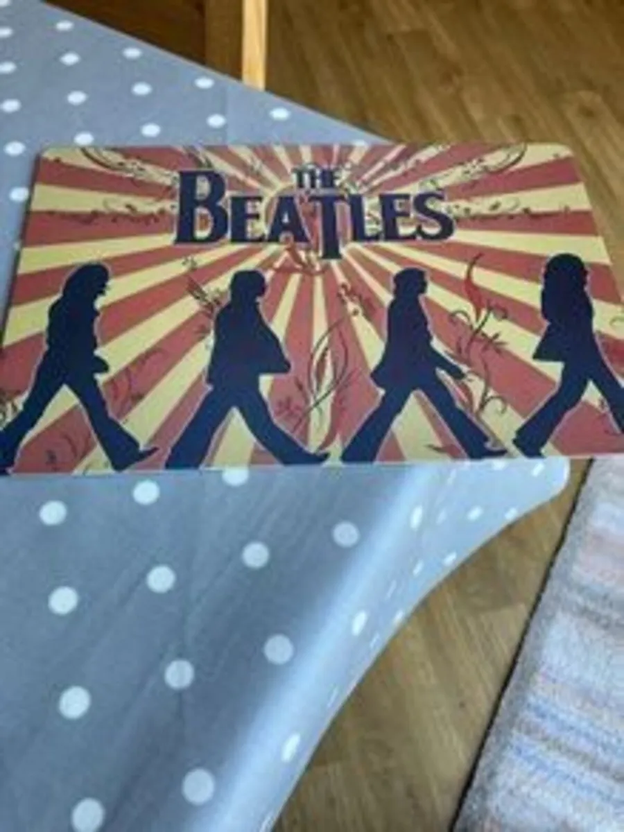 The BEATLES Metal Wall Plaque