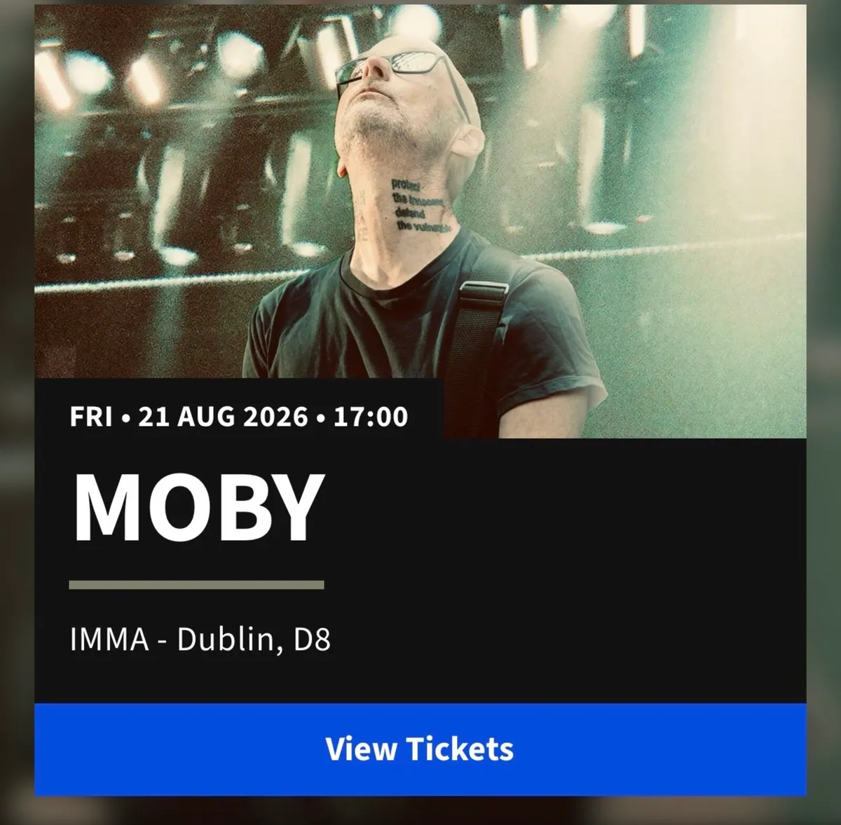 Moby tickets