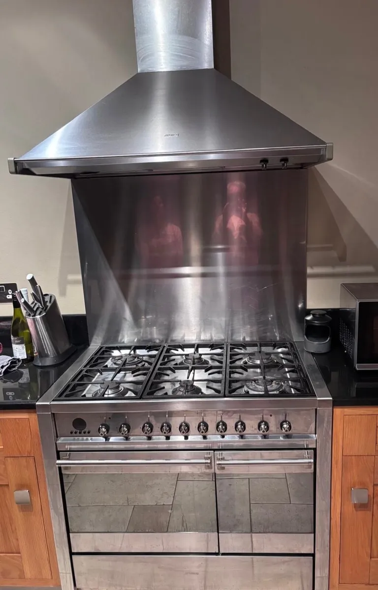 Smeg A2-5 100cm Dual Fuel Range Cooker, 6 rings - Image 1