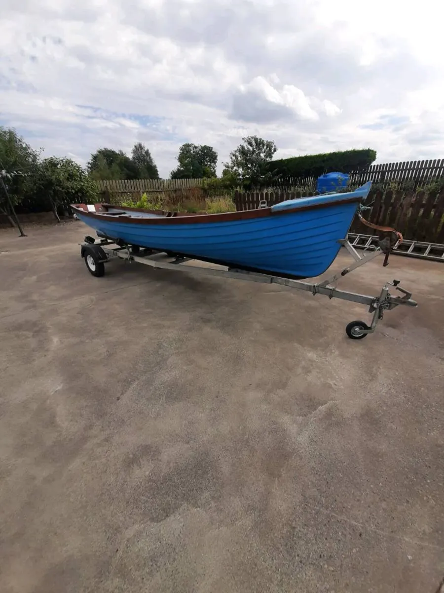 Corrib 19ft fiberglass lake boat - Image 1