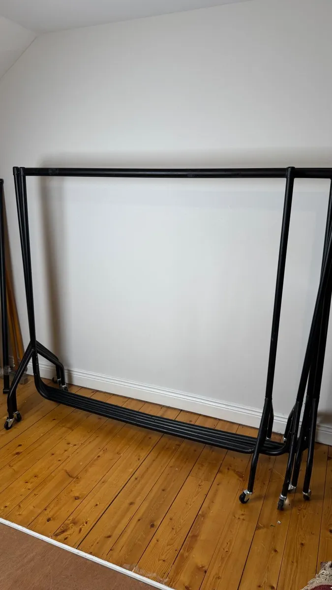 Industrial Retail Clothing Rail - Image 1