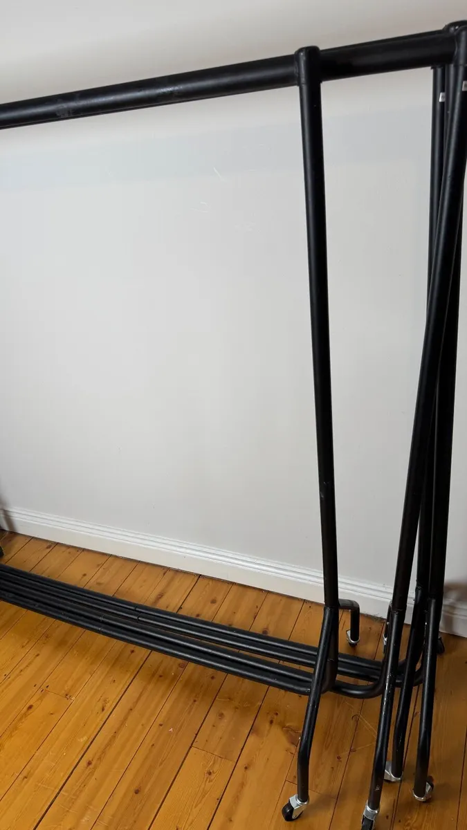 Industrial Retail Clothing Rail - Image 3