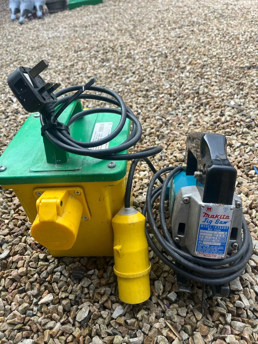110 volt Makita Jigsaw & Transformer - Image 1