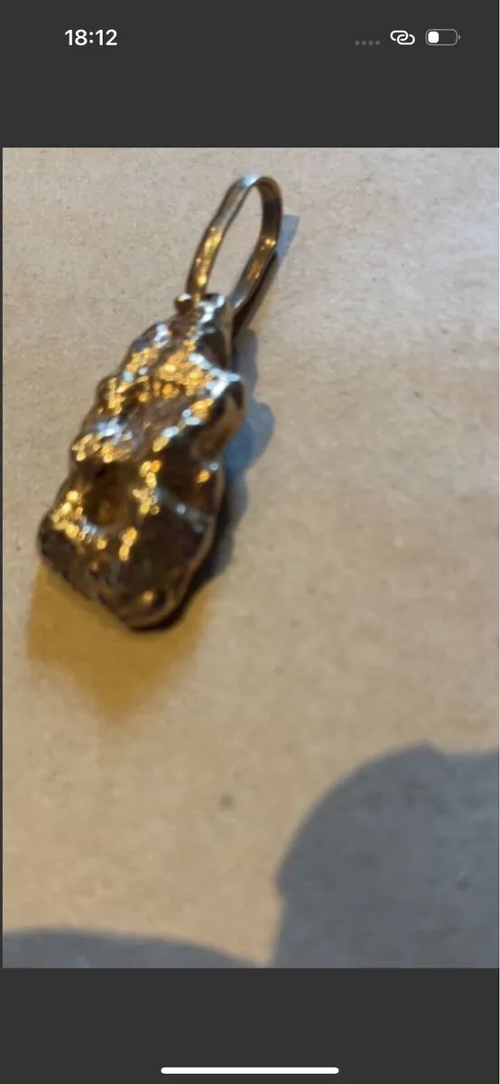 Nugget Pendant 9crt Gold - Image 3