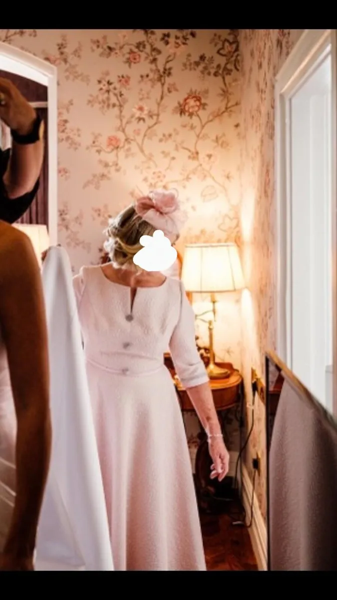 Gabriela Sanchez Dress with Handmade Fascinator - Image 1