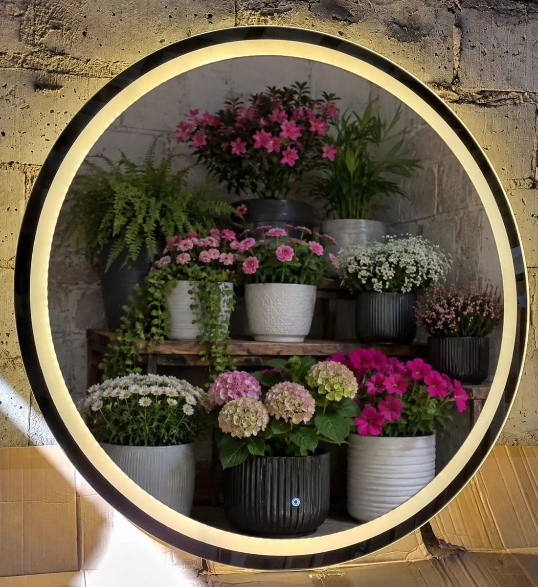 LED Bathroom Mirror Bluetooth Speakers - Image 1