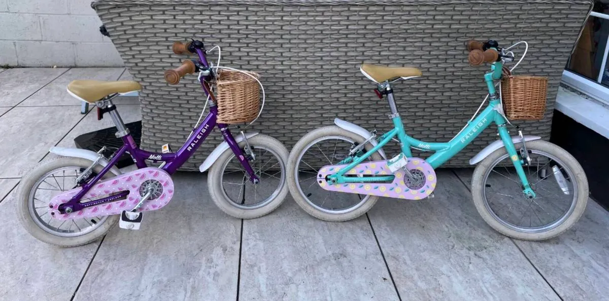 2 Kids Raleigh Bicycles (also sell individually) - Image 1
