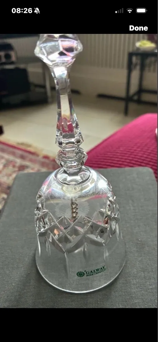 Galway Crystal Bell - Image 1