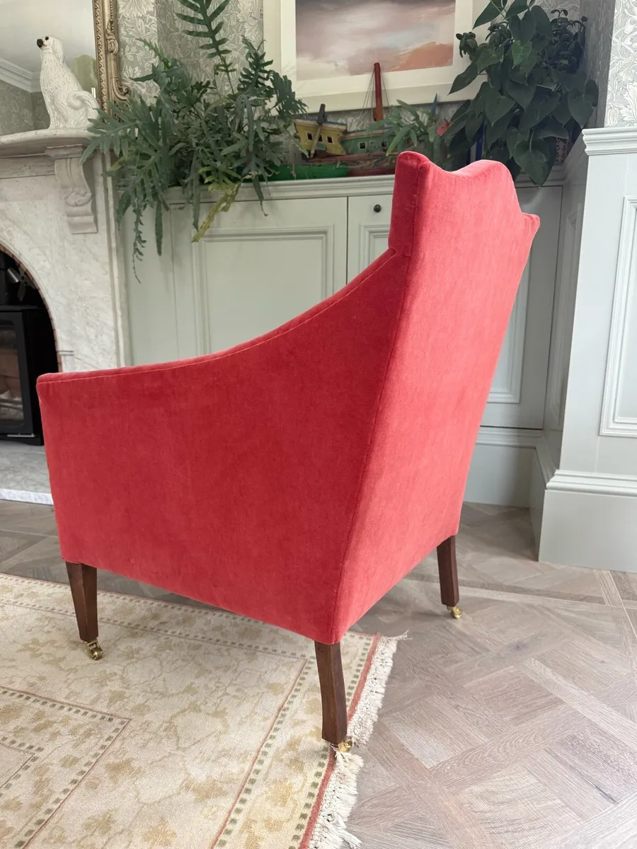Restored vintage armchair in Colefax & fowler - Image 2