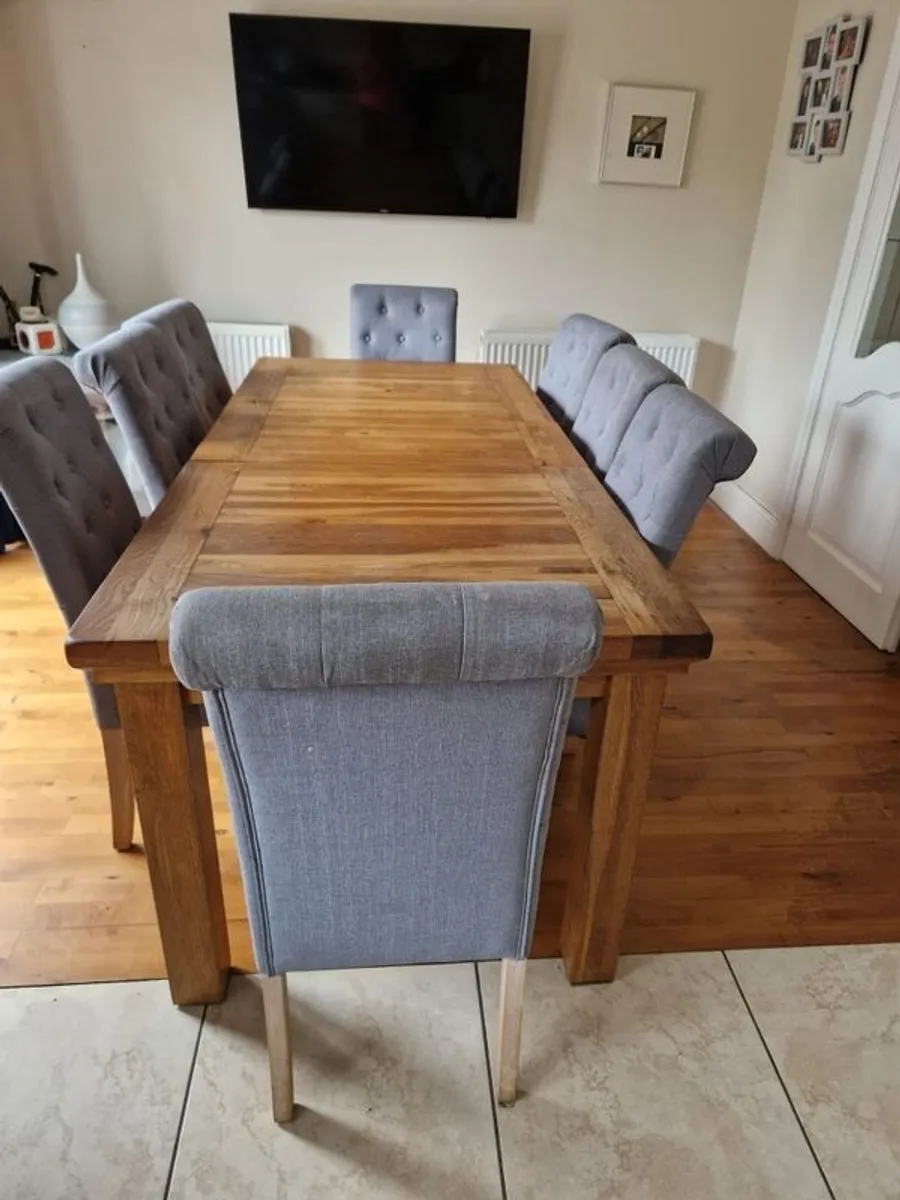 table and 8 chairs - Image 2