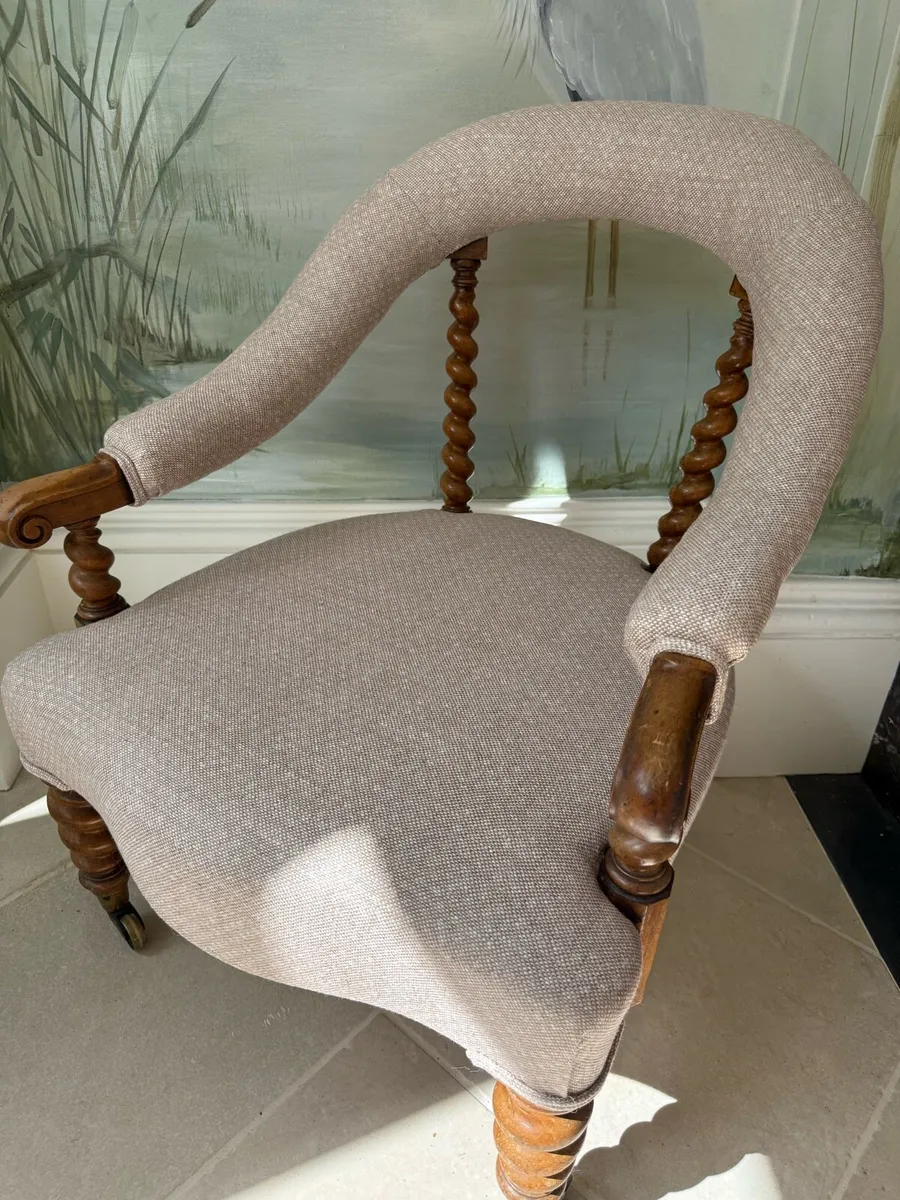 Antique Victorian, Hampton & son’s armchair. - Image 2