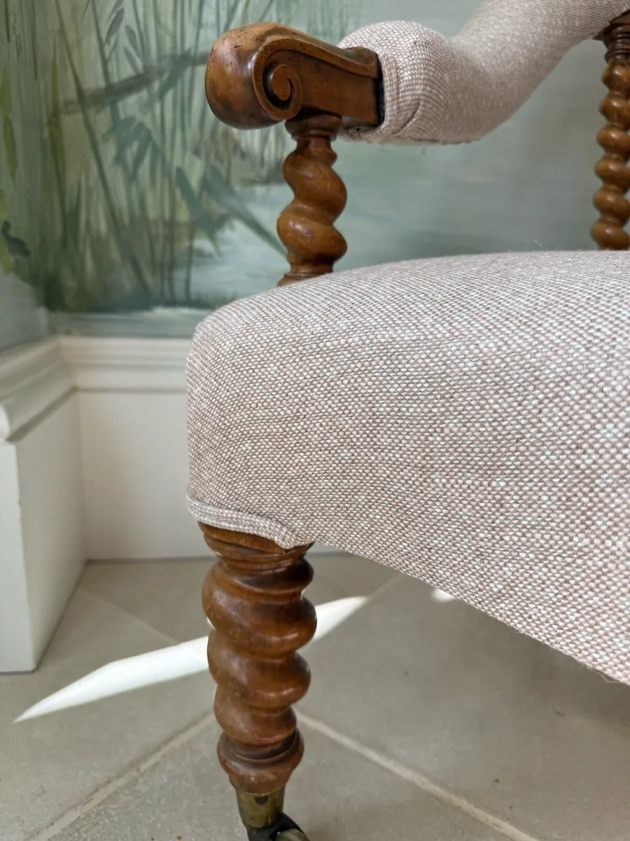 Antique Victorian, Hampton & son’s armchair. - Image 3