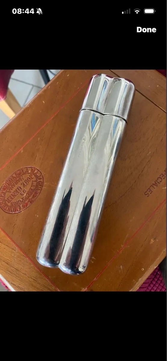 Metal Chamaco Dual Cigar Tube - Image 1