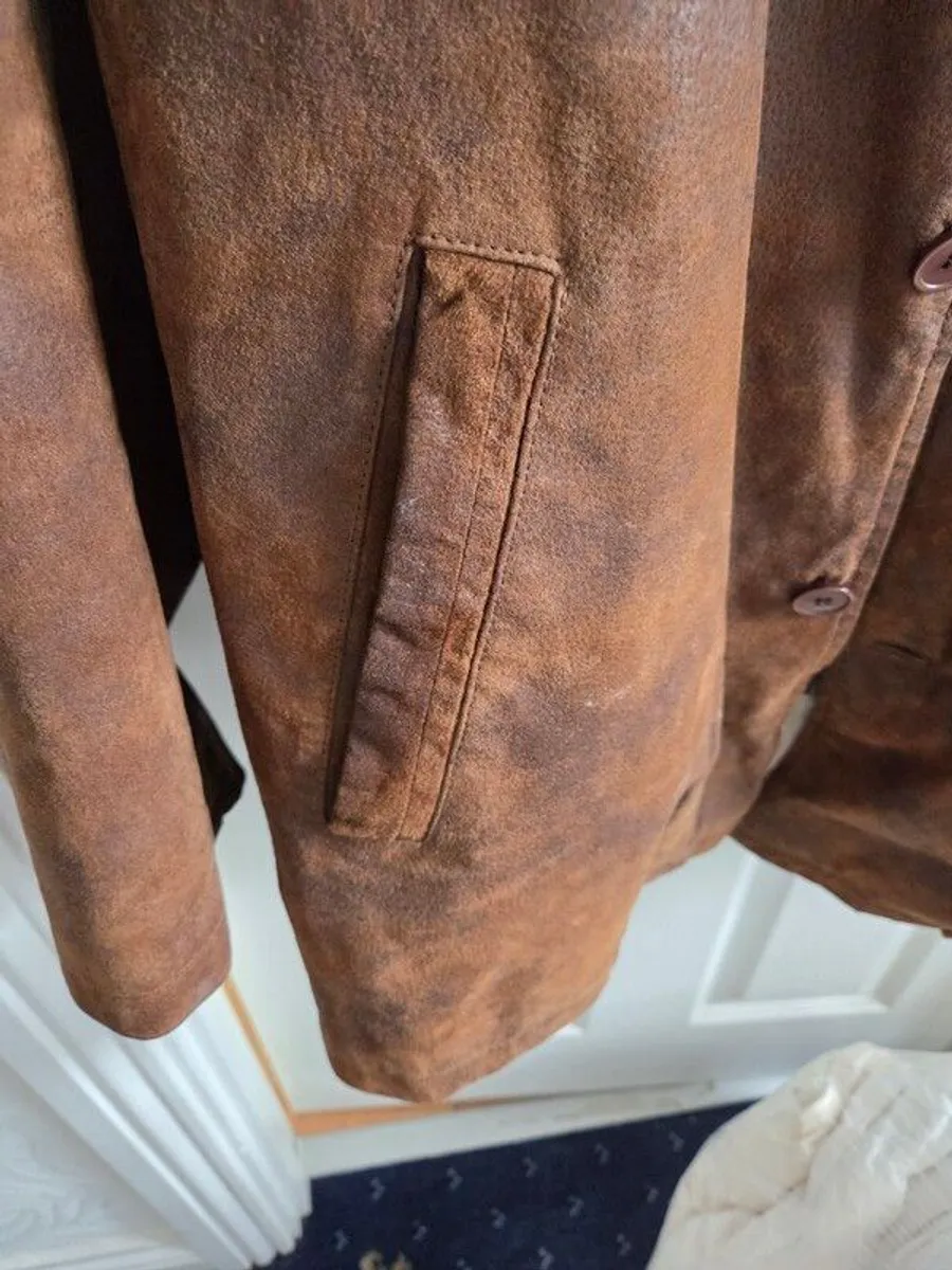 Mens Italian Leather Jacket - Image 4