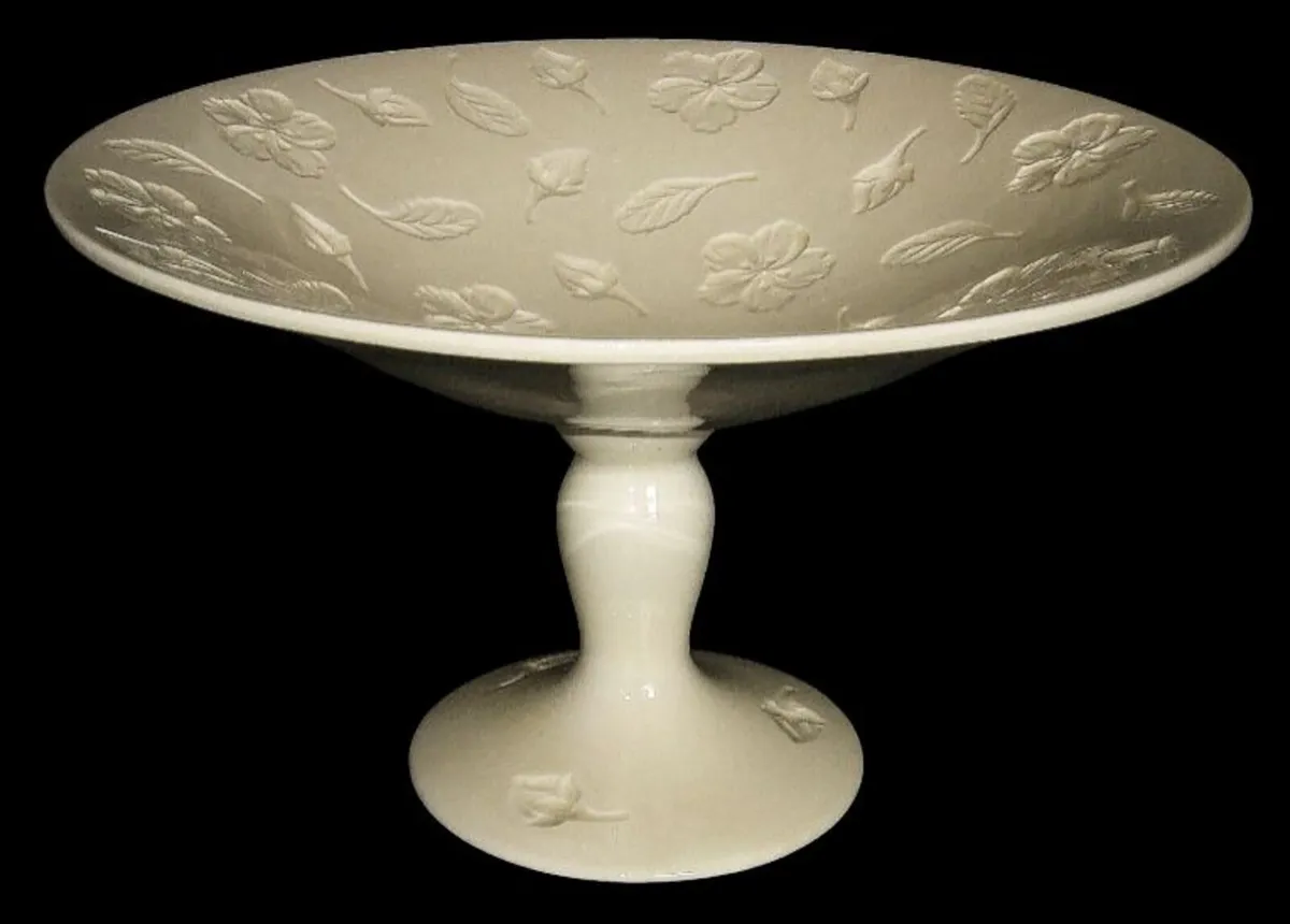 Vintage Harrods Ceramic Pedestal Bowl - Pristine - Image 1