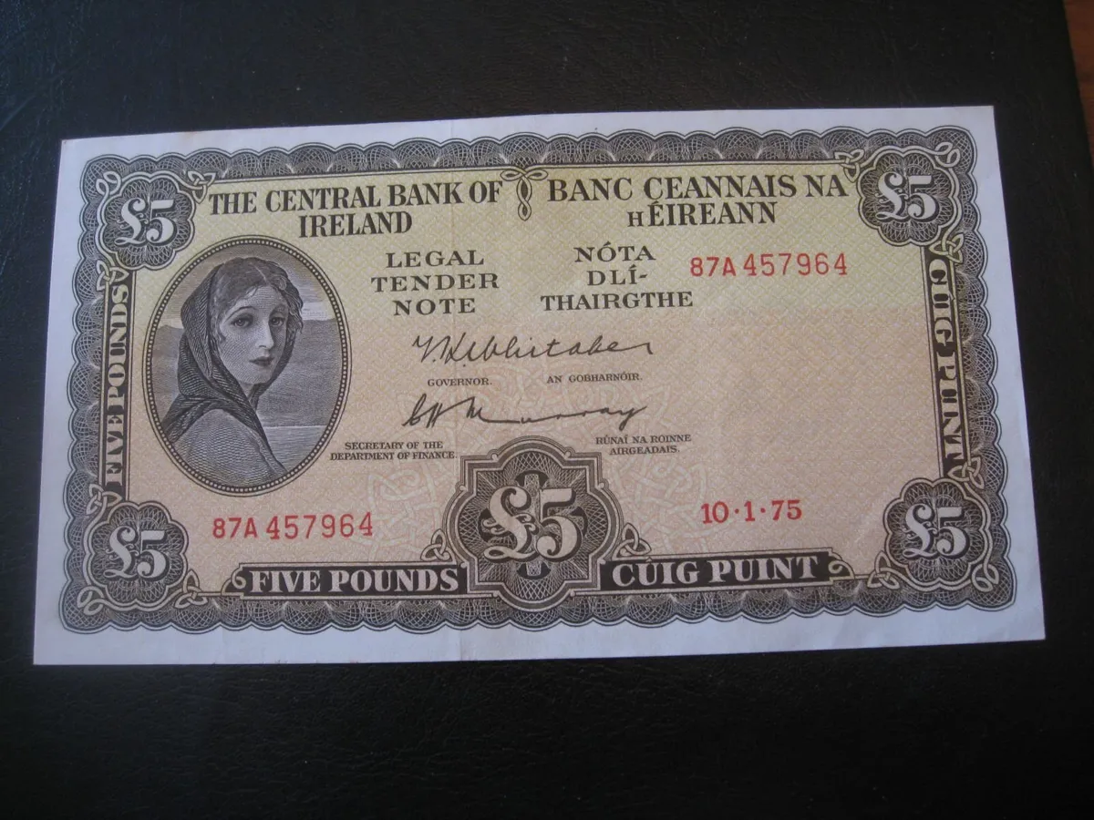 5 Pound Lavery Note - 80 Euros - Image 1