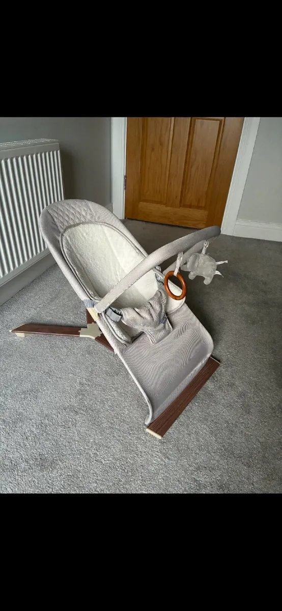 “Nested Noa” Baby Bouncer- Cashmere - Image 1