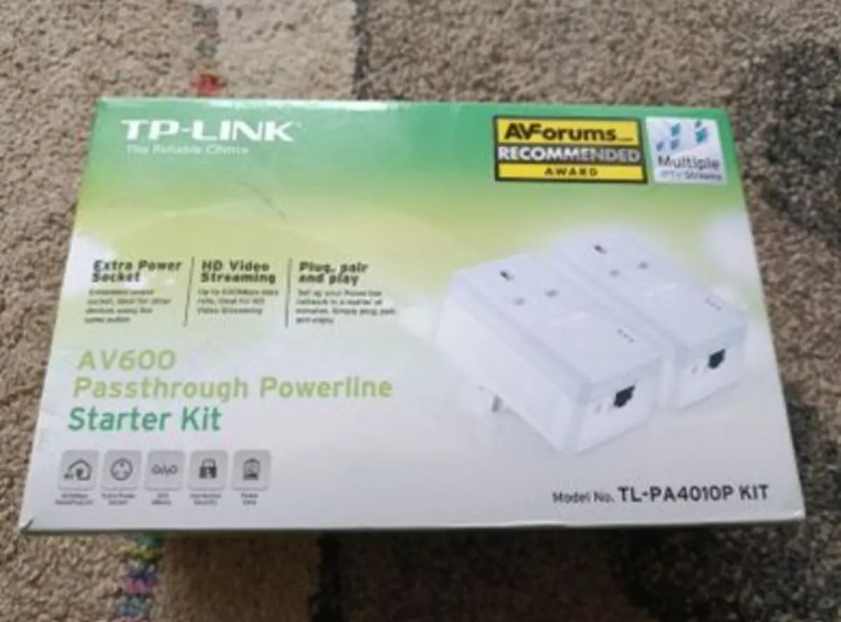 Tp-Link Powerline Adapter Kit Free Ethernet cables