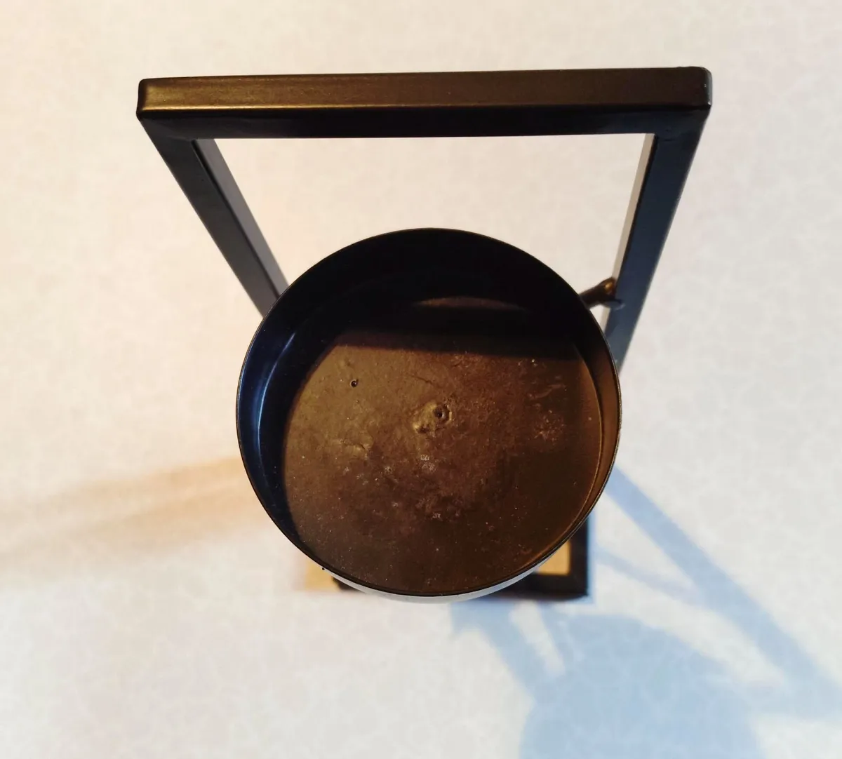 Black Metal, Candle Holder (used). - Image 4