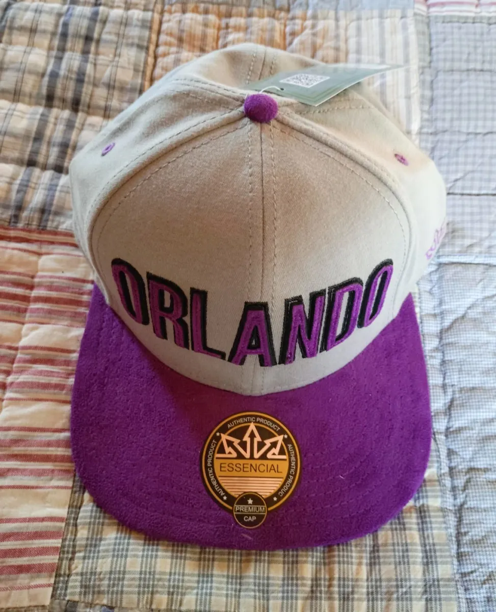 Orlando Baseball Cap With Flat Brim (brand New) - Image 3
