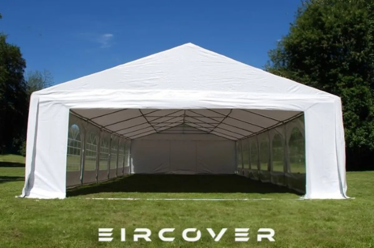 Premium Marquee 5m x 6m PVC  with Ground Bars - Image 2