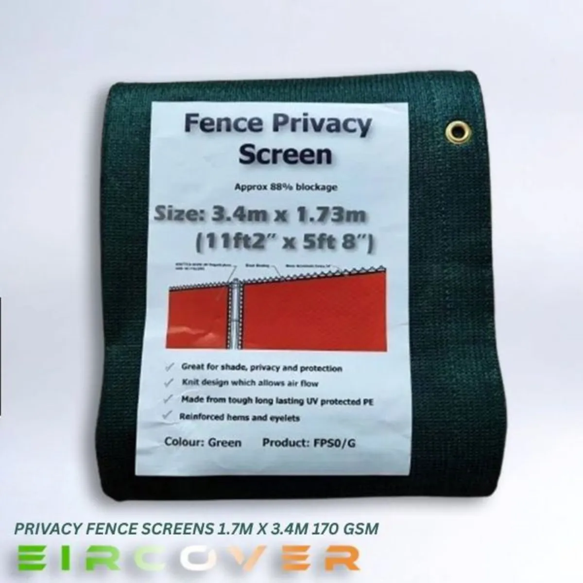 Privacy Fence Screens 1.7m x 3.4m ( 6'-11')170 gsm - Image 1