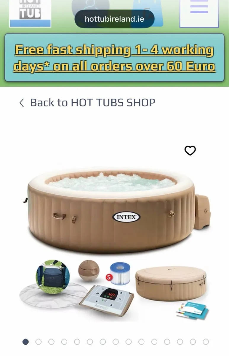 Intex PureSpa™ Bubble Therapy Hot Tub - Image 1