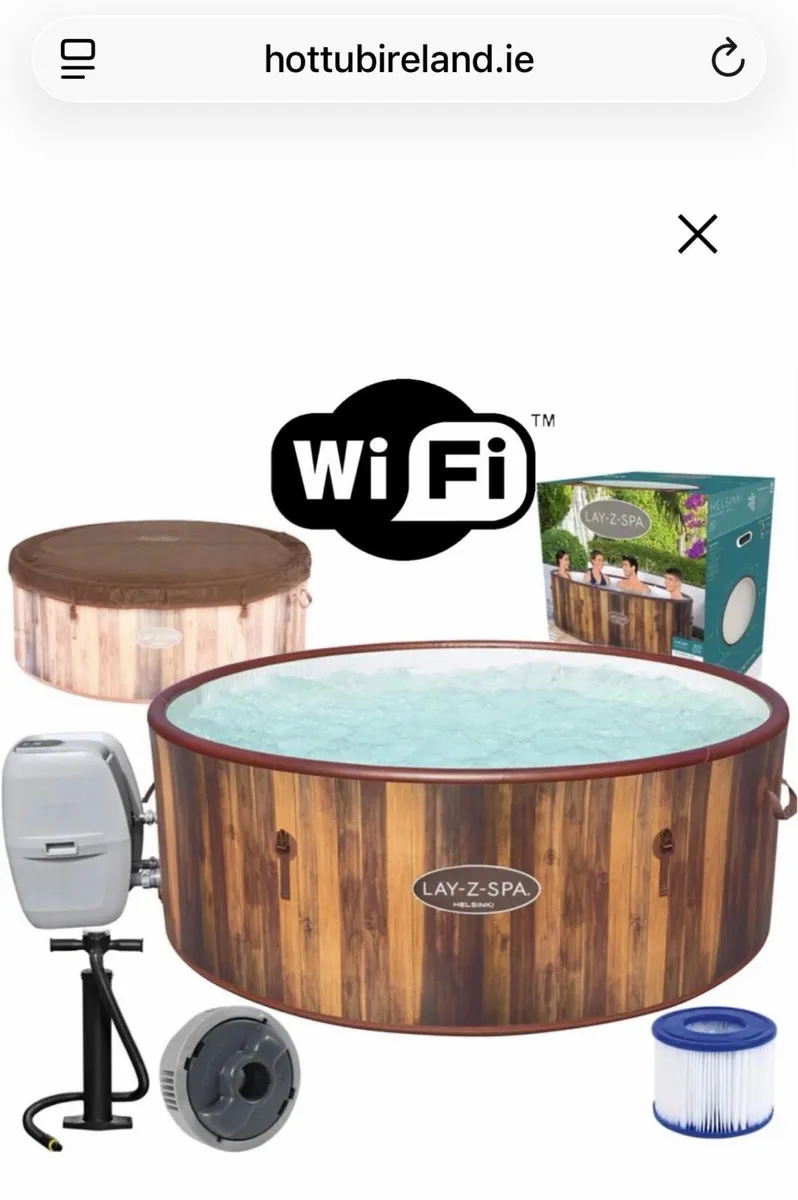 Lay-Z-Spa Helsinki AirJet™ Hot Tub 6 person - Image 1