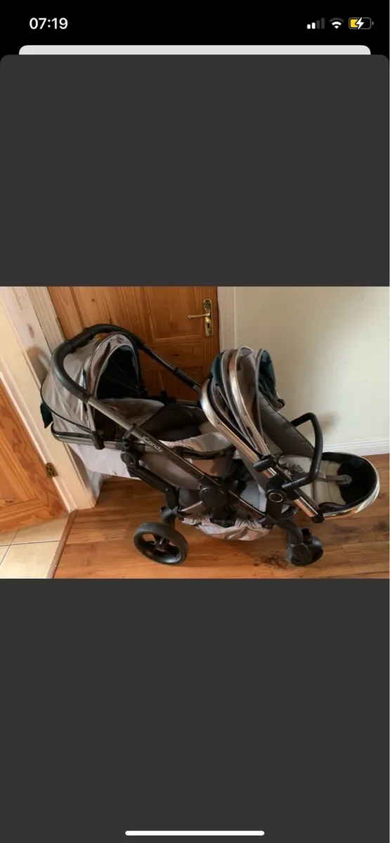 Icandy peach double buggy plus full travel system - Image 3