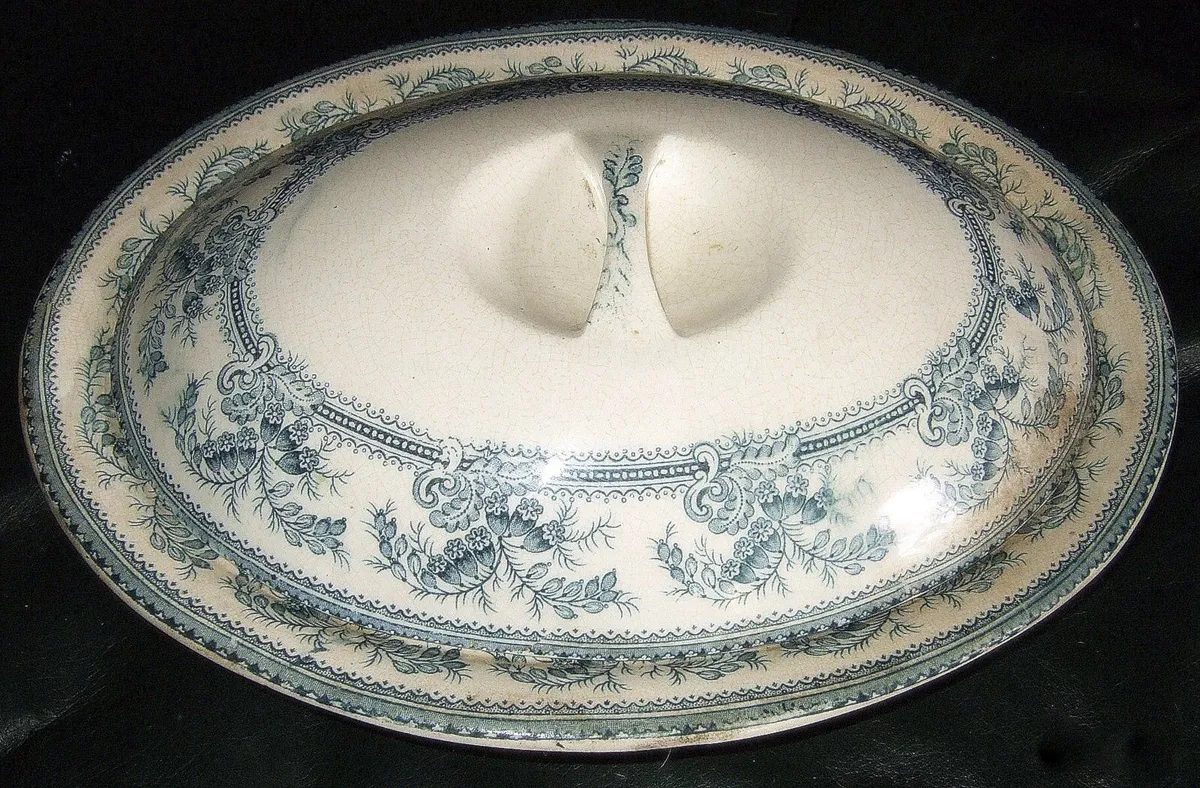 Antique French Ironstone Tureen / Serving Dish - Image 1
