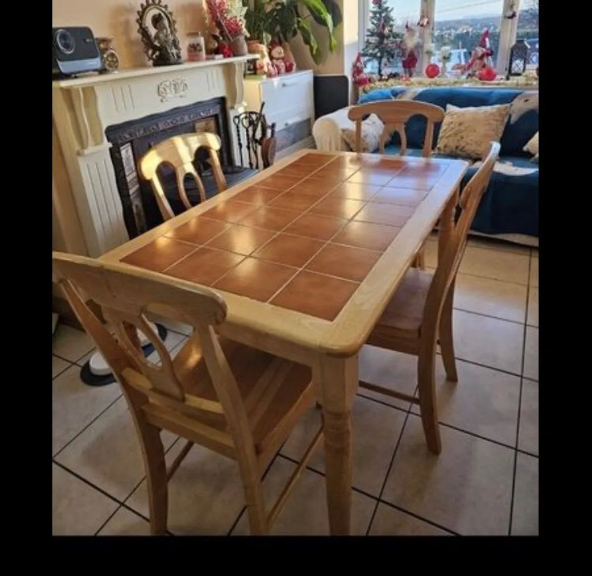 Vintage style dining table - no chairs - Image 1