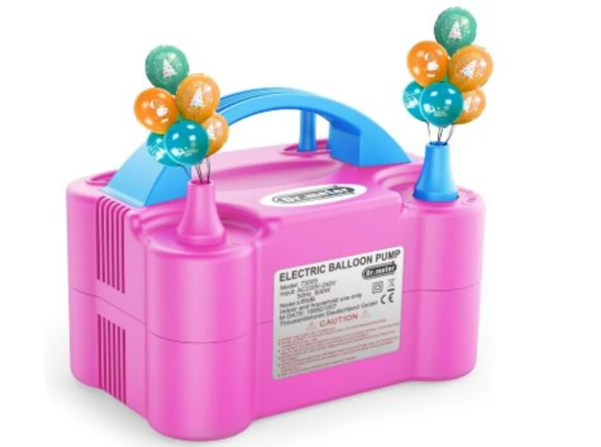 Electric Balloon Pump with Double Nozzle - Image 1