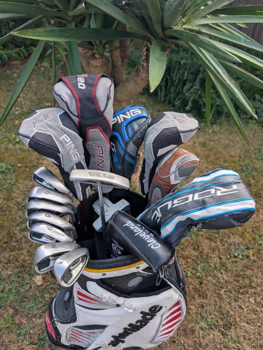 Ultimate Ping golf clubs and TaylorMade tour bag - Image 3