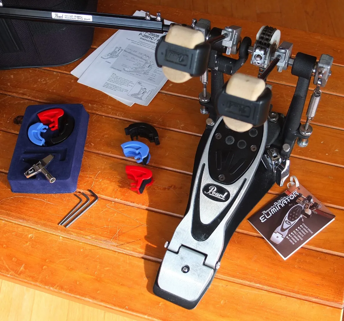 Pearl P-2002C Eliminator PowerShifter DB Pedals. - Image 2