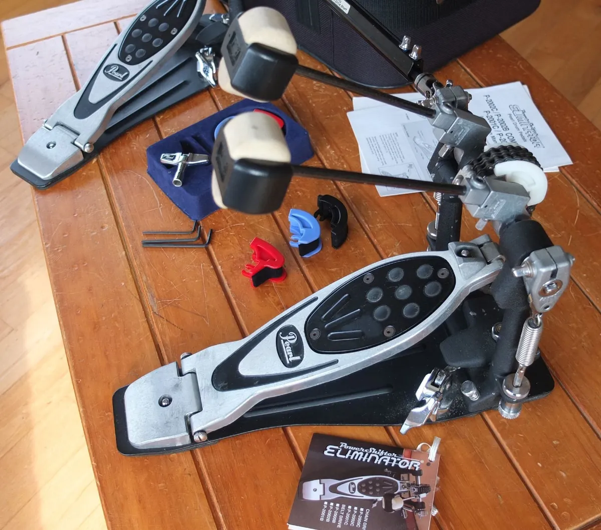 Pearl P-2002C Eliminator PowerShifter DB Pedals. - Image 4