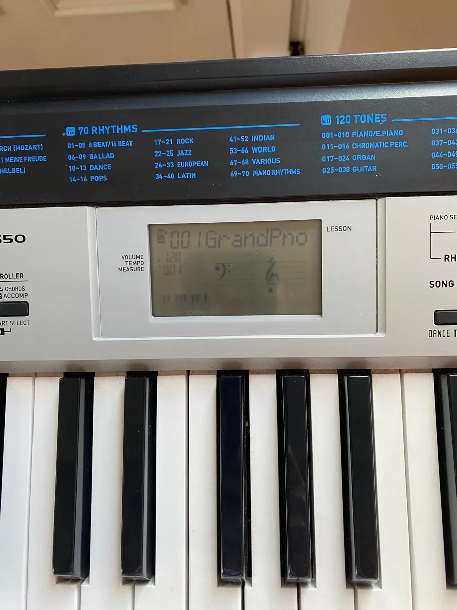CASIO CTK-1550 Piano keyboard - Image 4
