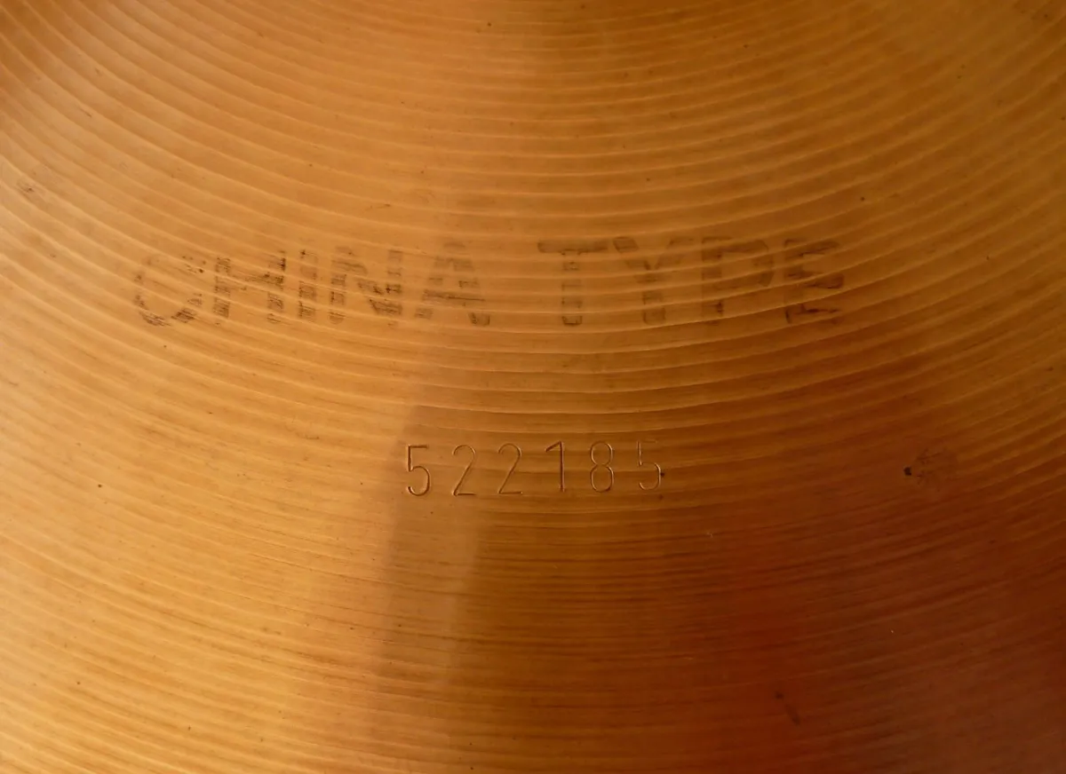 Paiste 2002 Black Label 20 inch China Type. - Image 4